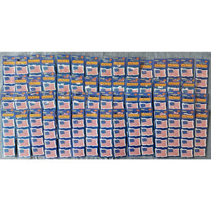 Beistle Americn Flag Small Sticker Sheets Lot of 58 #4